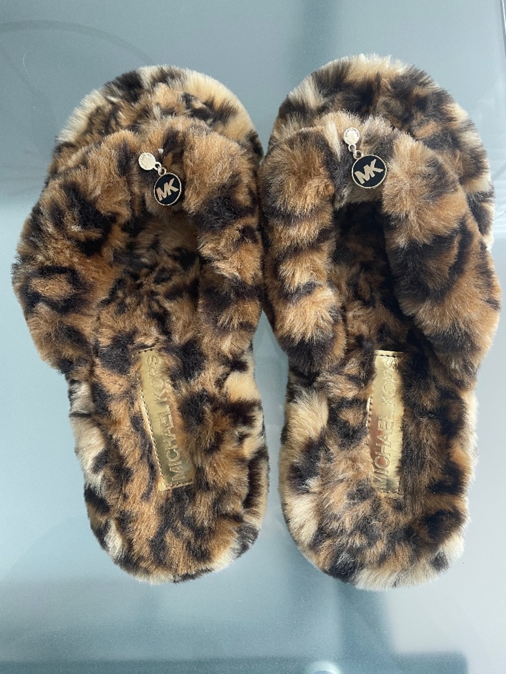 Michael Kors Cheetah Thong Slippers Size 7M